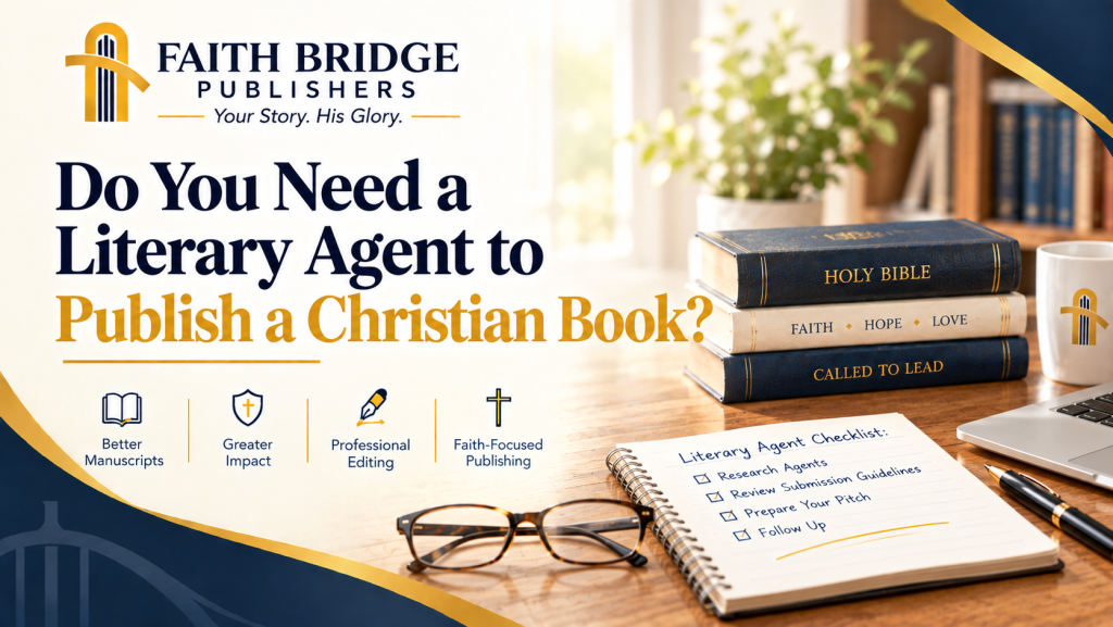 Do you need a literary agent to publish a Christian book? Agent checklist for authors