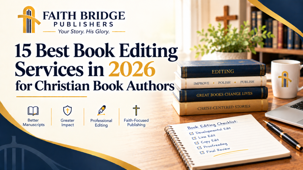 15 best book editing services in 2026 for Christian book authors